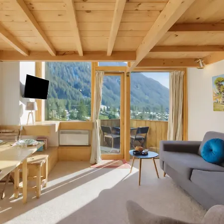 Grand Roc C413 From Slopes 280m, Mont-blanc View & Parking - Happy Lejlighed *